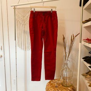 Red Pants in Jeans size 2
